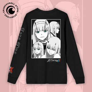 DARLING in the FRANXX - Zero Two Faces Long Sleeve - Crunchyroll Exclusive!